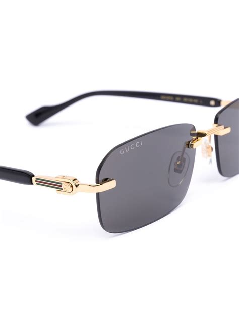 gucci glasses rimless|gucci unisex sunglasses.